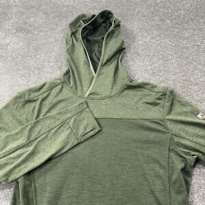 Kuhl Mens Engineered Hoody Sea Pine Green Long Sleeve Lightweight Hiking Medium